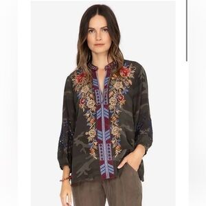 Johnny Was Mona Effortless Swing Blouse